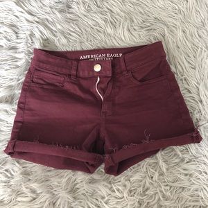 American Eagle High-Waisted Denim Shorts